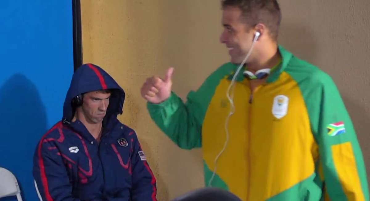 Michael Phelps death stare