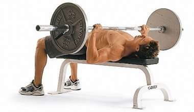 barbell chest press